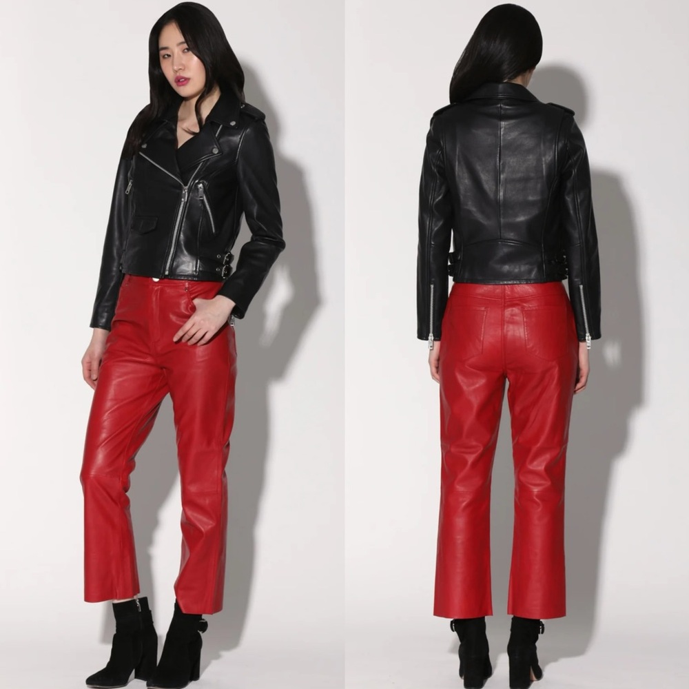 Walter Baker lamb Leather Jacket - Picture 4 of 13